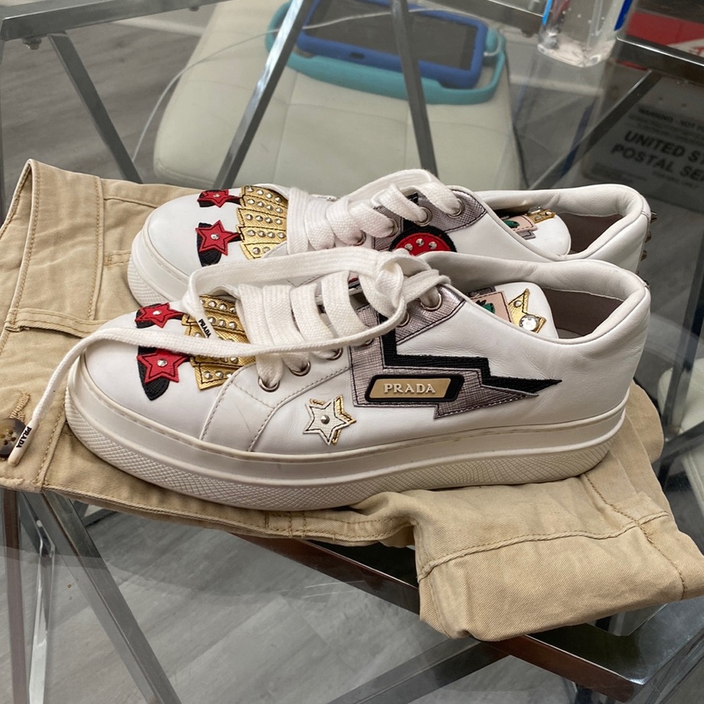 Prada sneakers size 8 women